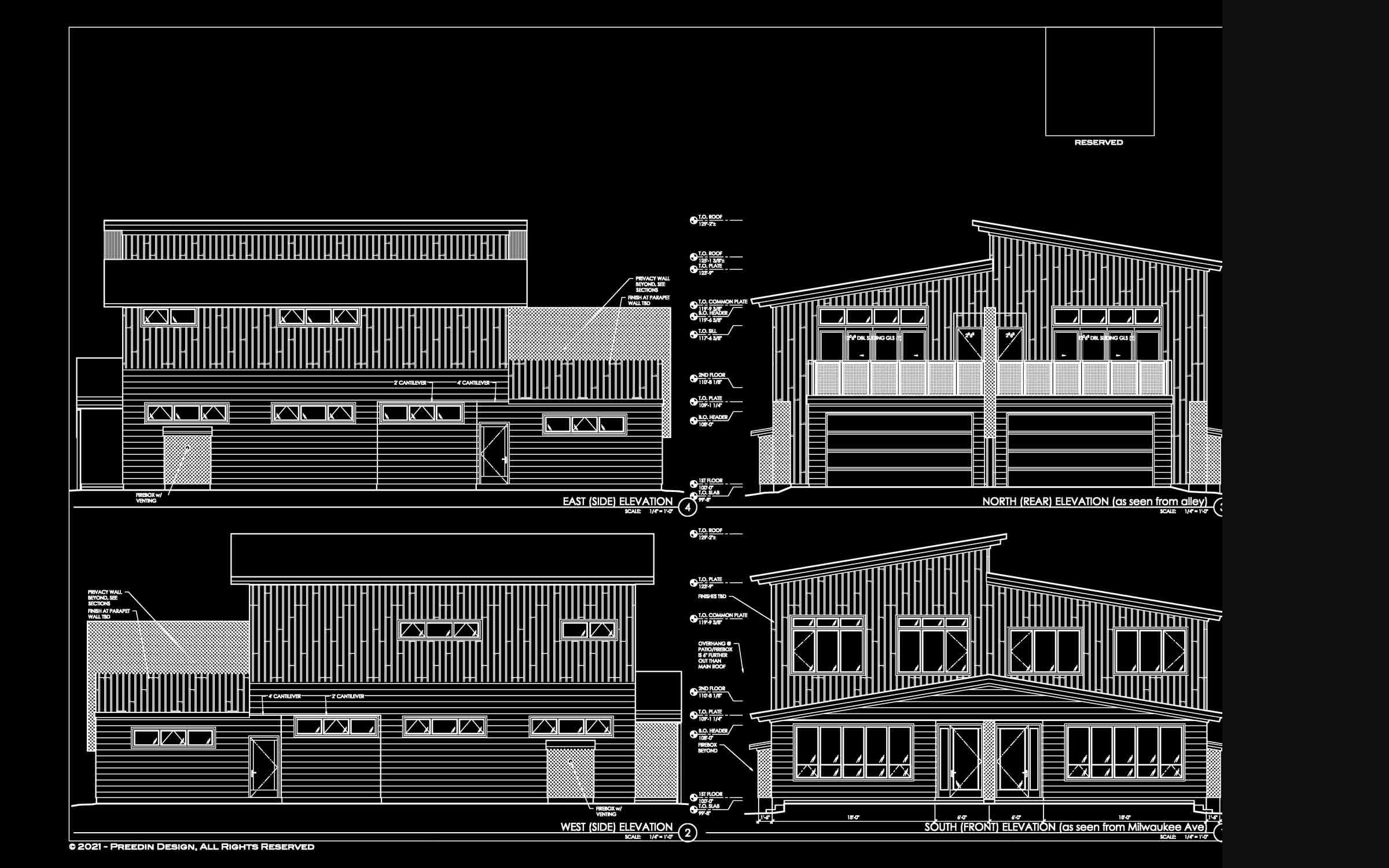 2D CAD drawing